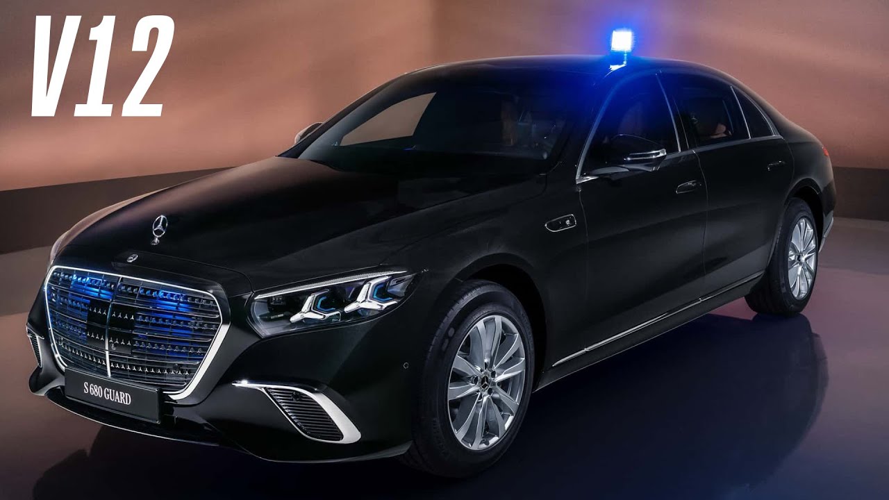 Mercedes S680 Guard - 6-ти литровый V12 на борту.