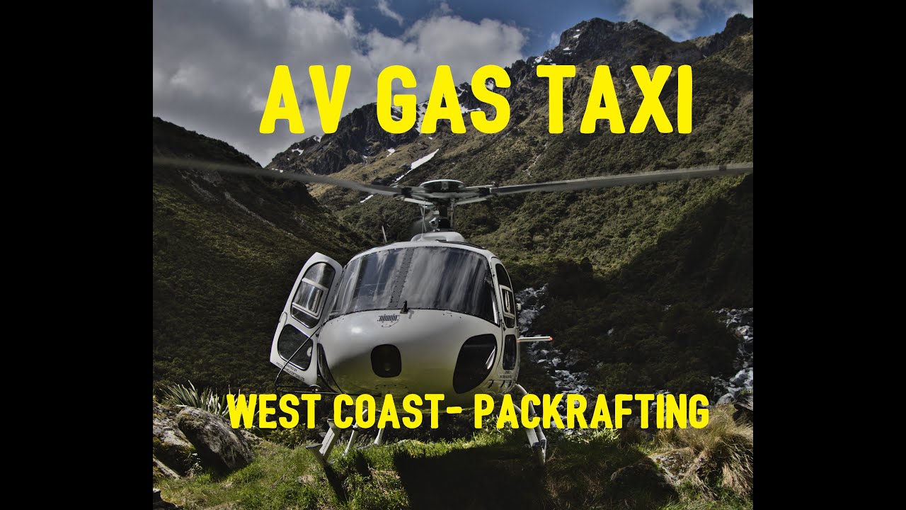 Av gas taxi, West Coast - Packrafting