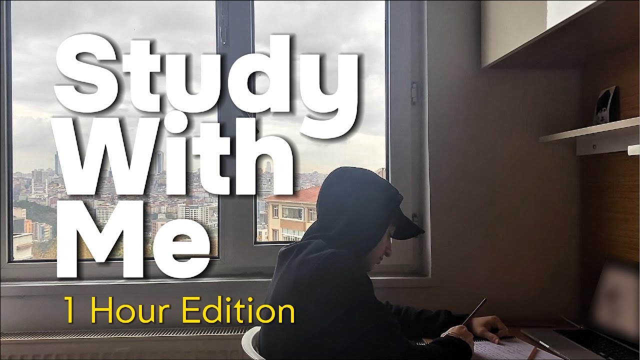 Deep Focus Study With Me | Rain Ambience 1 Hour No Talking
