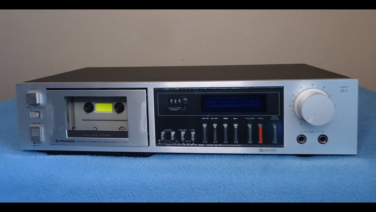 Pioneer CT-520 Stereo Cassette Deck ______sn: CA3622799