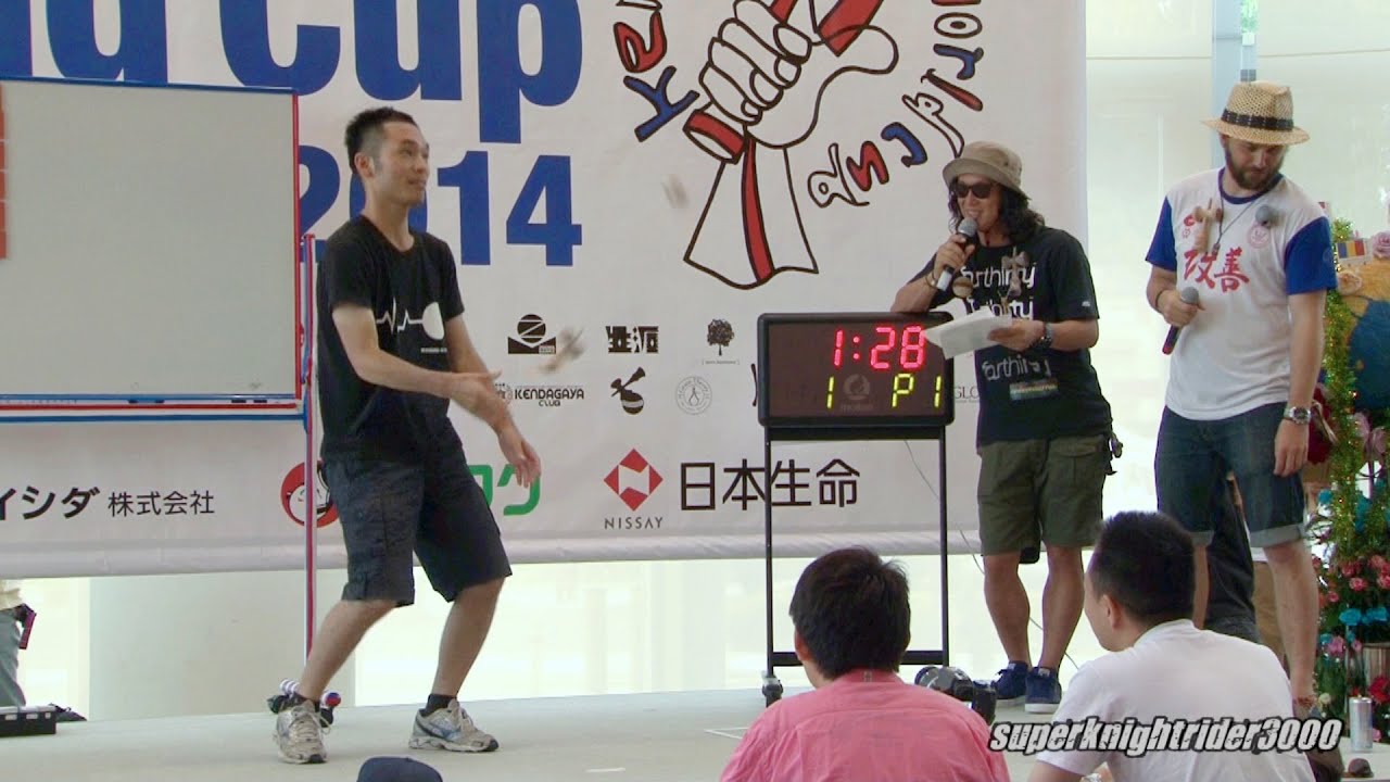 『Kendama World Cup Hatsukaichi 2014』 Final Satoru Akimoto(Rank3,Japan) July 13, 2014