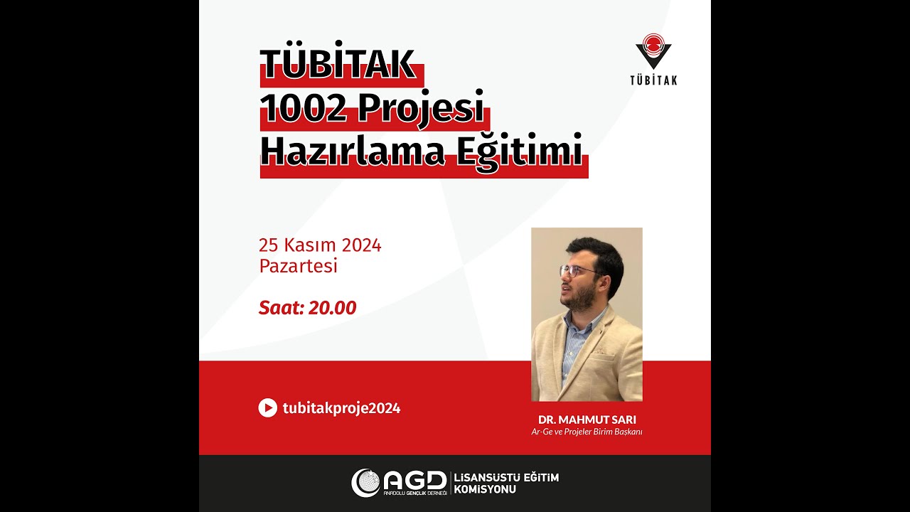 TÜBİTAK 1002 Projesi Hazırlama Eğitimi