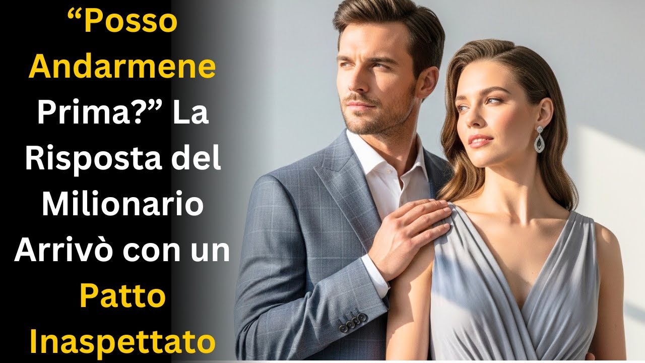 “Posso Andarmene Prima?” La Risposta del Milionario Arrivò con un Patto Inaspettato