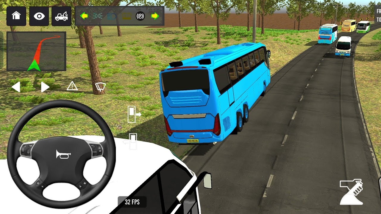 Bus Simulator Indonesia Coach bus Crash driving🚌 Bus Accident 😱,Euro bus simulator 2026 #busgames