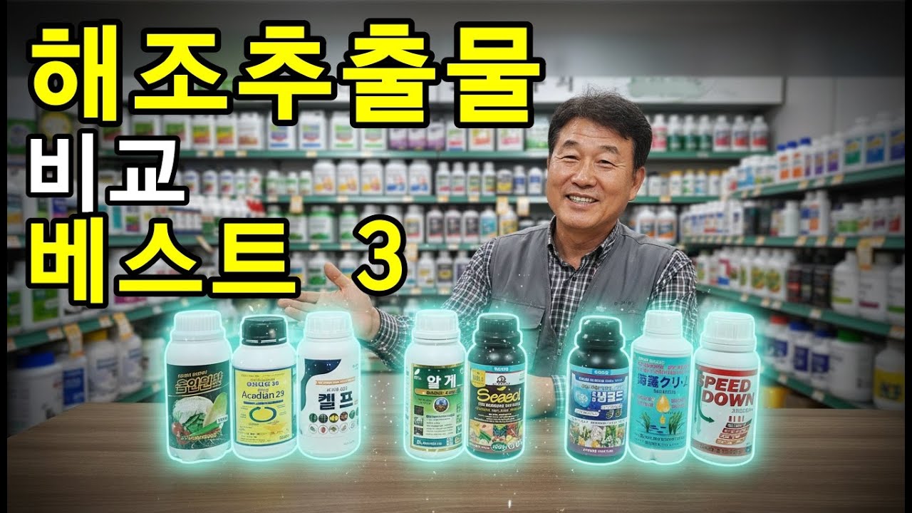해조추출물 효능 성분 종류 원산지 비교 분석 (동해 냉해 방지제)