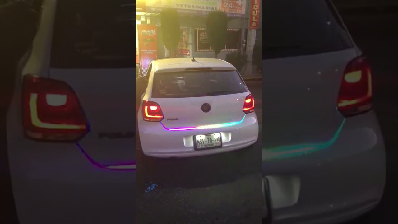 Tira flexible de led secuencial para cajuela