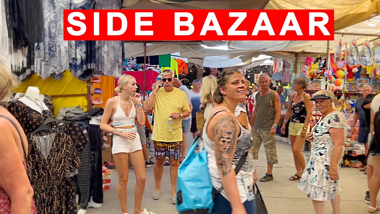 Antalya SIDE SATURDAYS BAZAAR . REPLICA Market ANTALYA TÜRKIYE #turkey #side #antalya #bazaar