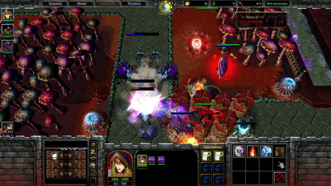 Warcraft III  - Blizzard Tower Defence TD Jaina - 100% | С комментариями