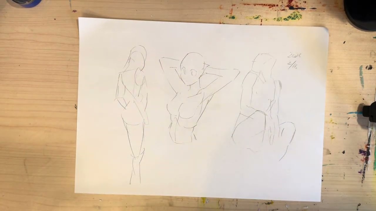 【下半身トレ】①2026年2月16日9時【アニメーター・イラストレーター・模写】