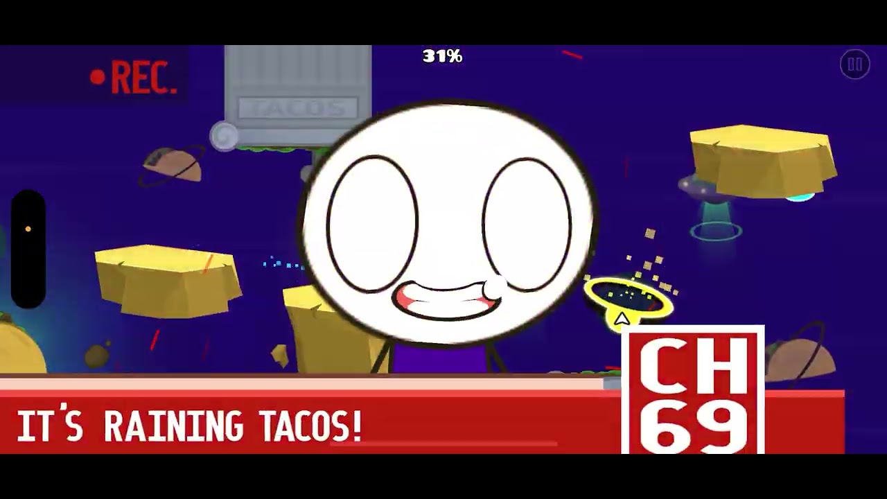 Practicing and beating raining tacos #gd level difficulty insane