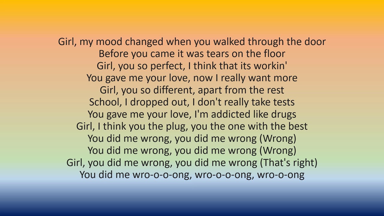 Luh Kel - Wrong (lyrics)