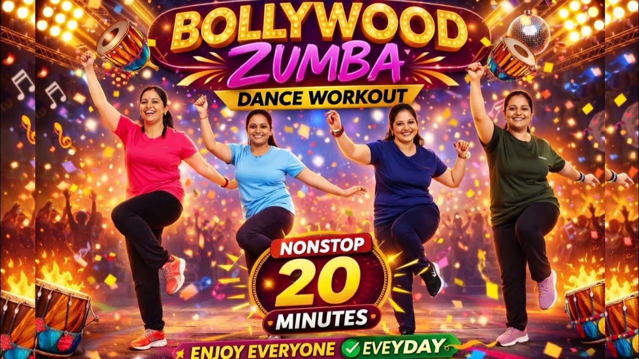 Bollywood Zumba Dance Workout | Nonstop Fun Fitness | Enjoy Every Day Every Moment 💃🔥🔥