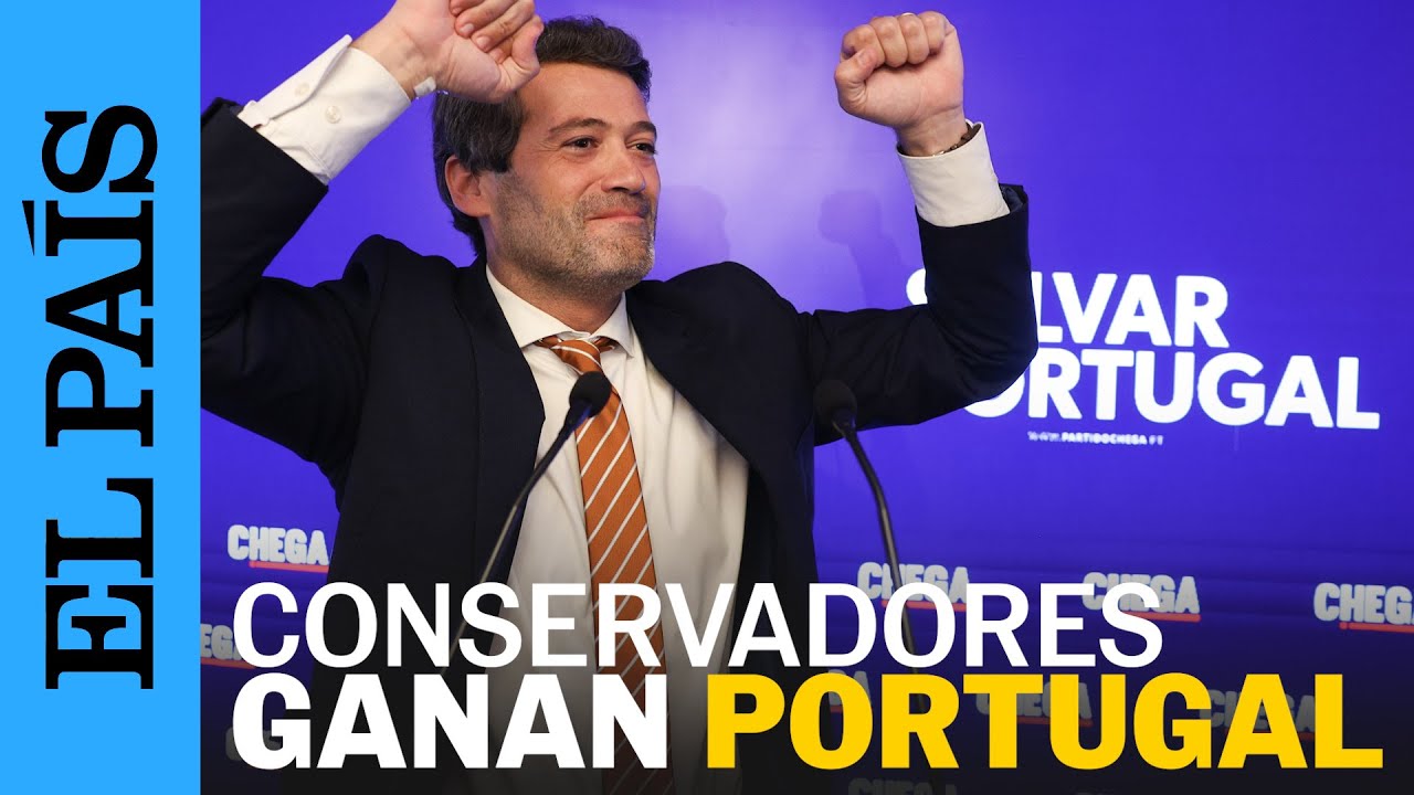 ELECCIONES EN PORTUGAL: Andé Ventura (Chega) celebra su segunda posición | EL PAÍS