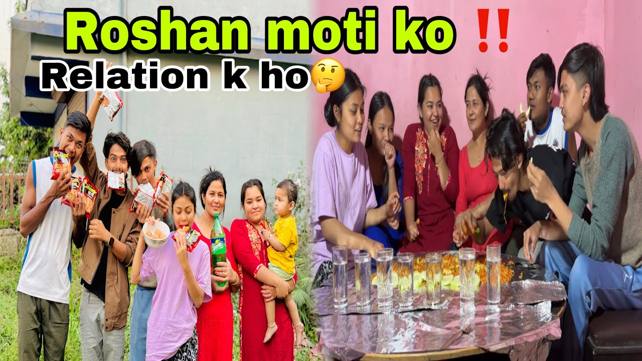 Current chau chau mukbang garda moti ko boyfriend public vio😱k ho moti ko bf🤔