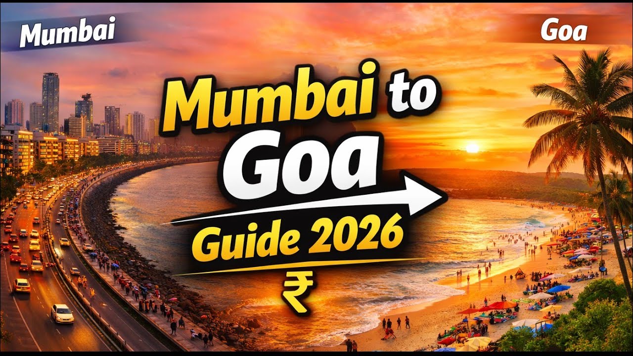 Mumbai to Goa Full Guide 2026 | 2–3 Days Budget Itinerary