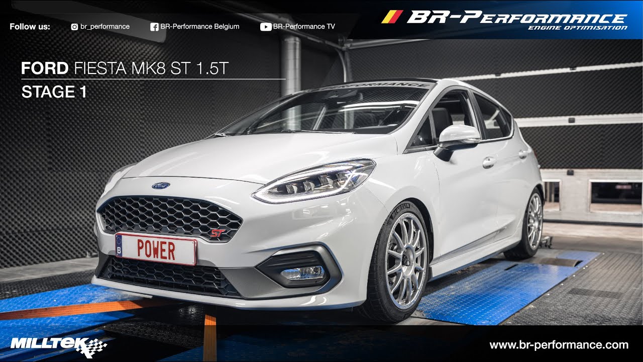 MK8 Ford Fiesta ST / Stage 1 By BR-Performance / MILLTEK exhaust