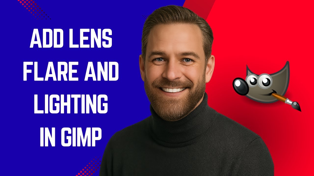 How to Add Lens Flare & Lighting Effects in GIMP - GIMP Tutorial for Beginners