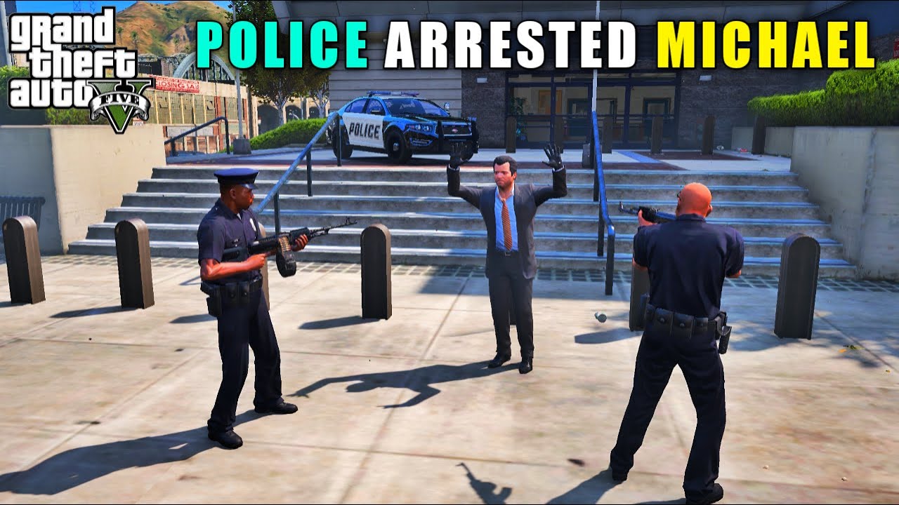 GTA 5 : POLICE ARRESTED MICHAEL #26 || BB IS LIVE