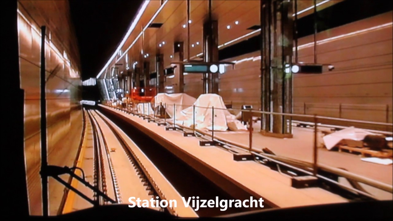 Eerste Cabinerit op volle snelheid over de Noord/Zuidlijn