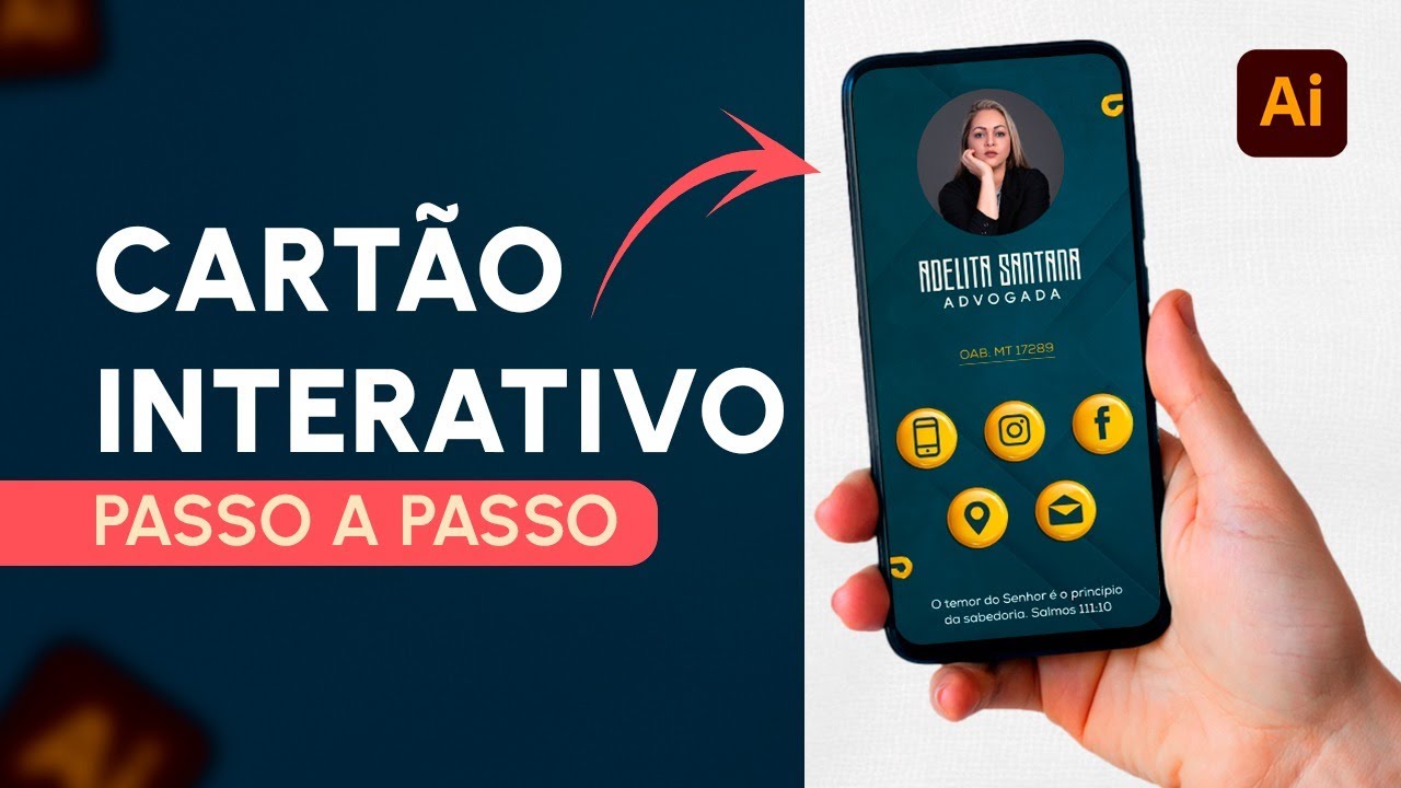 Como criar e configurar um cartão de visita digital no Illustrator em 2022