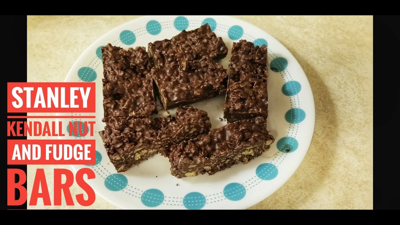 Stanley Kendall nut and fudge bars #tcaprecipes #grandpastanley #stanleykendall