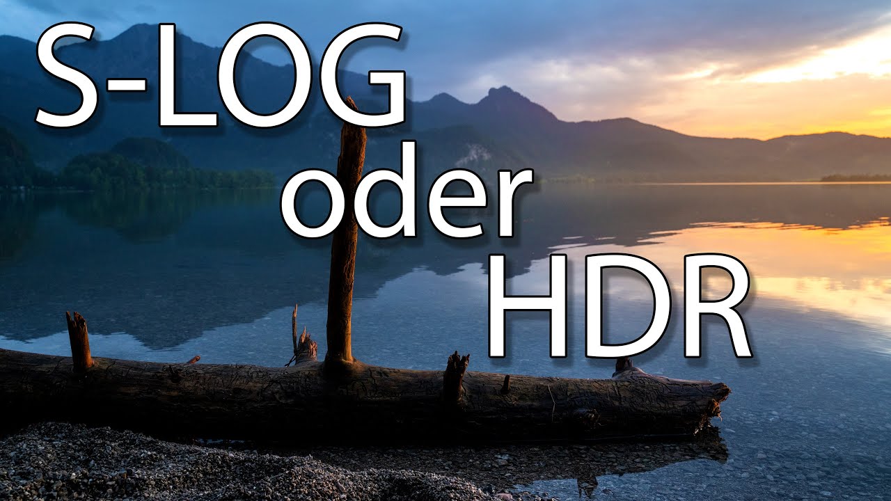 FILMEN LERNEN 9 🎥👍 S-LOG vs HDR | HLG oder kein LOG-Profil?