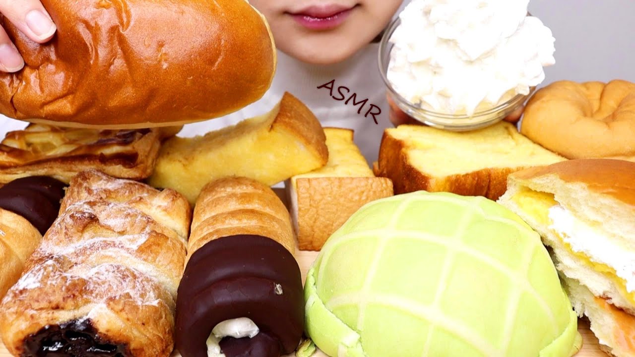 【咀嚼音】セブンイレブンの菓子パンを食べる 달콤한 빵 SWEET BREAD【ASMR / EATING SOUNDS / MUKBANG / NO TALKING】