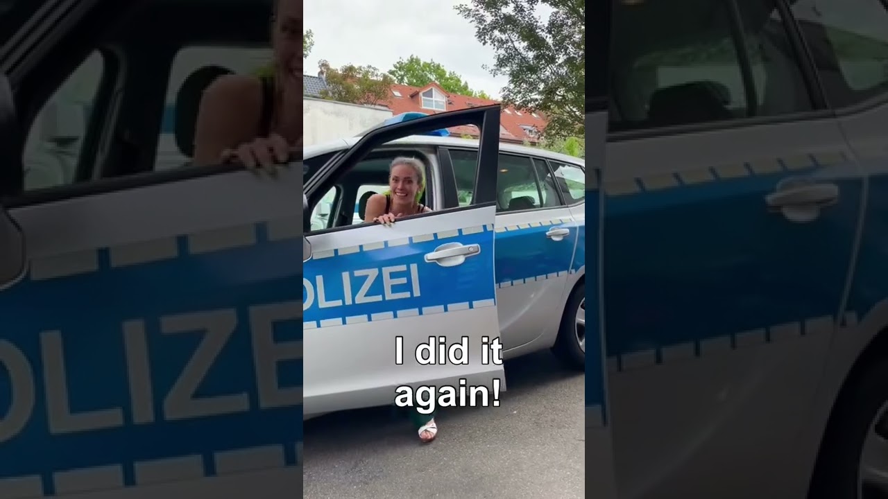 Polizeiauto stehlen 😱🚨