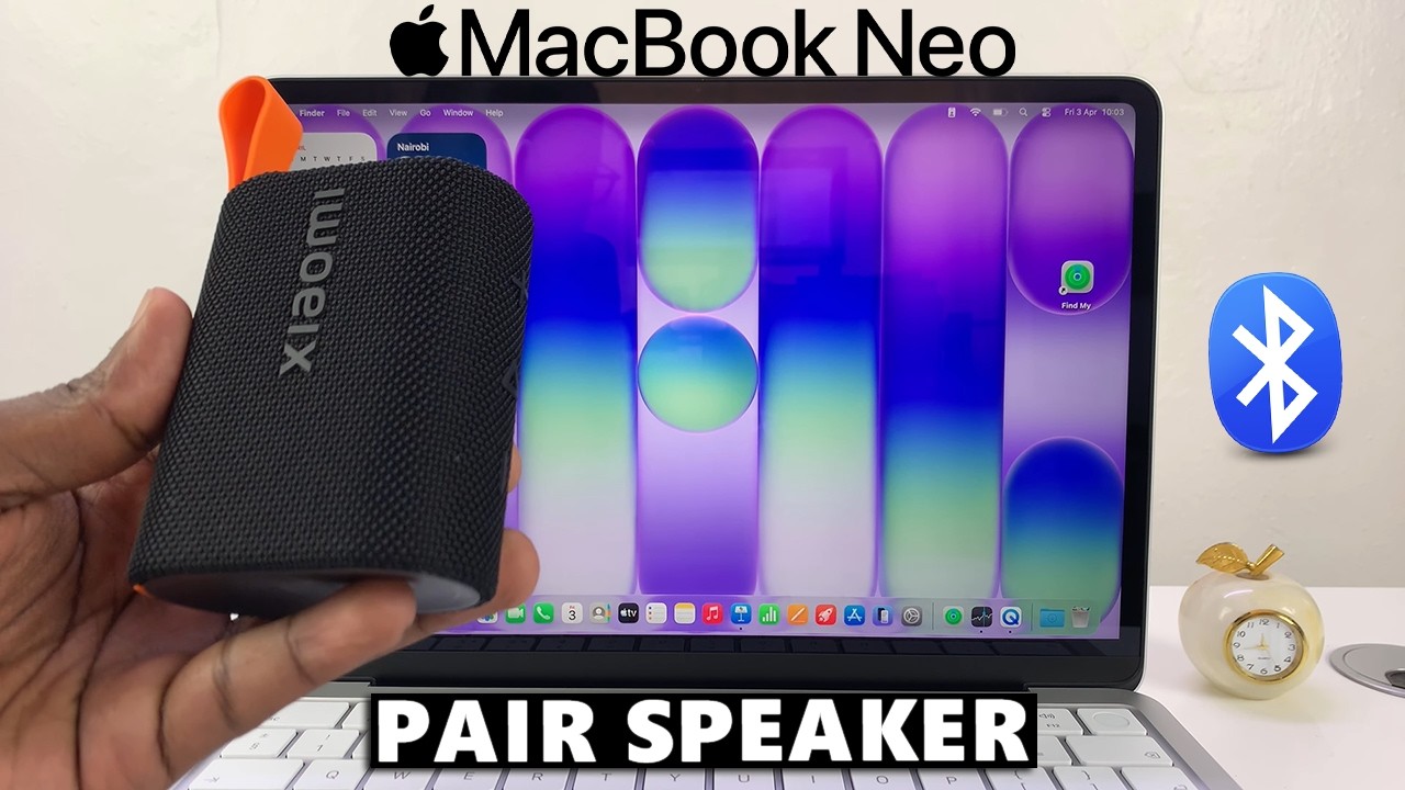 Как подключить Bluetooth-колонку к MacBook Neo