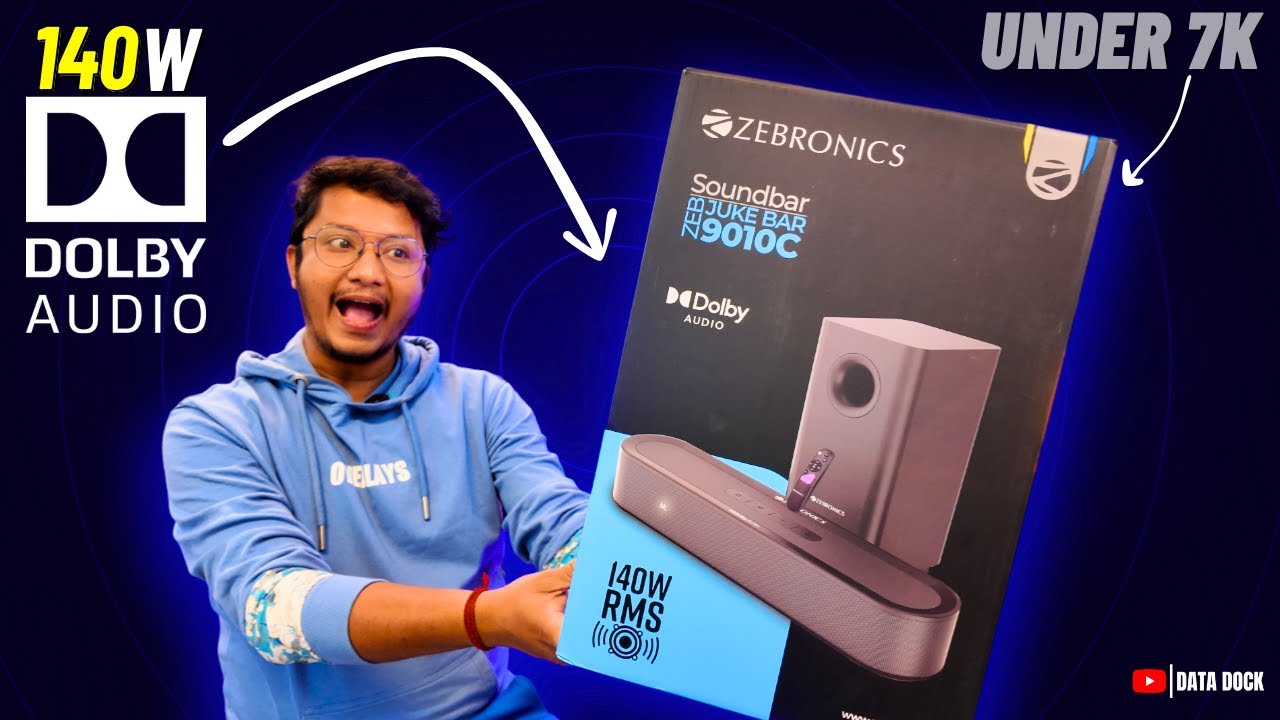 Chota Packet Bara Dhamaka | ZEBRONICS Juke Bar 9010C Compact Dual Drivers, Dolby Audio Home Theater