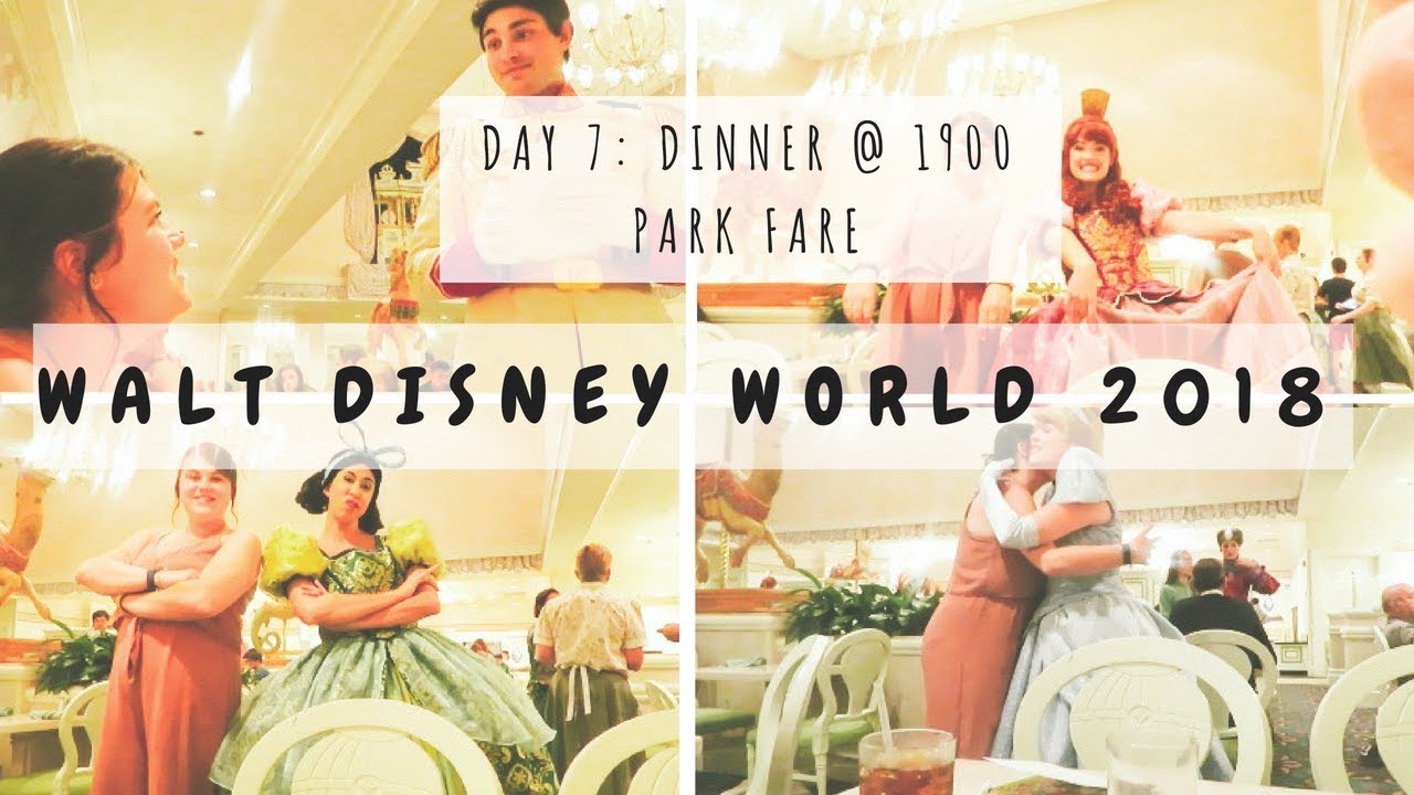 WALT DISNEY WORLD 2018 - DAY 7 PART 2 - DINNER WITH CINDERELLAS STEP SISTERS @ GRAND FLORIDIAN