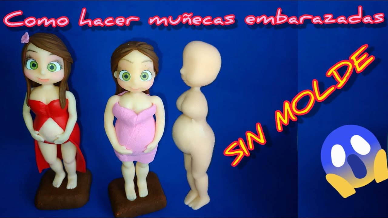 Tutorial mujer embarazada-SIN MOLDE