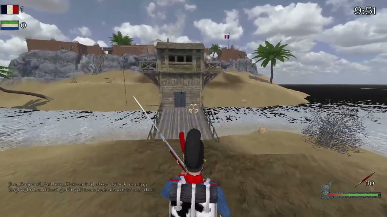 Custom Map 15 (defending & attacking) in Mount & Blade Warband: Napoleonic Wars