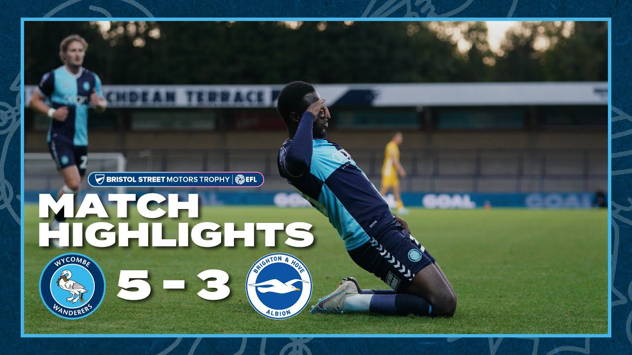 HIGHLIGHTS | Wycombe 5 - 3 Brighton U21s