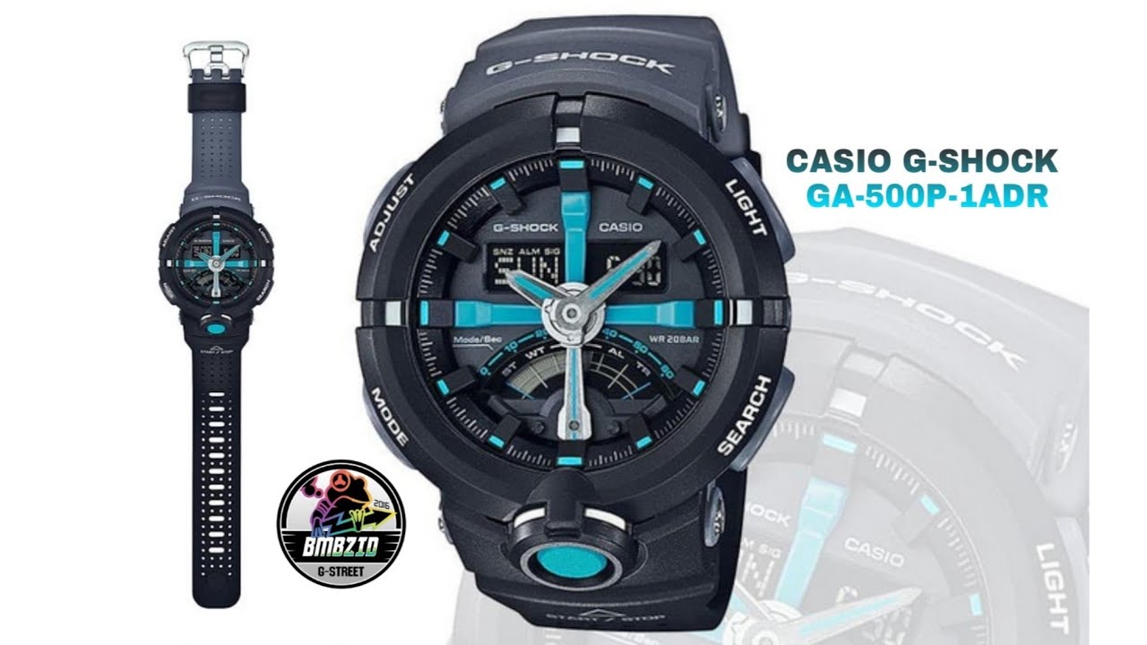 Review & Setting Casio G-Shock GA-500P Punching Pattern Series ( @bmbzidofficial )