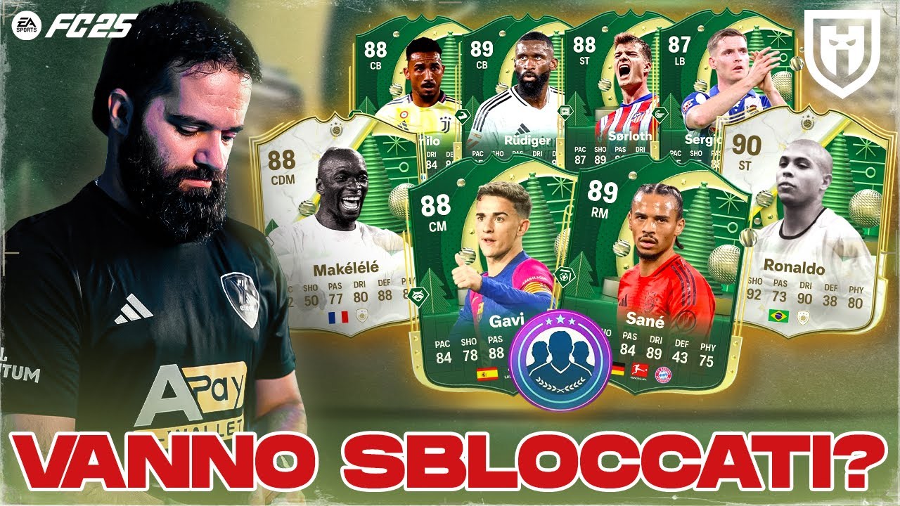 VANNO SBLOCCATI SANE E GAVI? | RUDIGER, SORLOTH, DANILO, SERGIO GOMEZ, MAKELELE, RONALDO | FC25