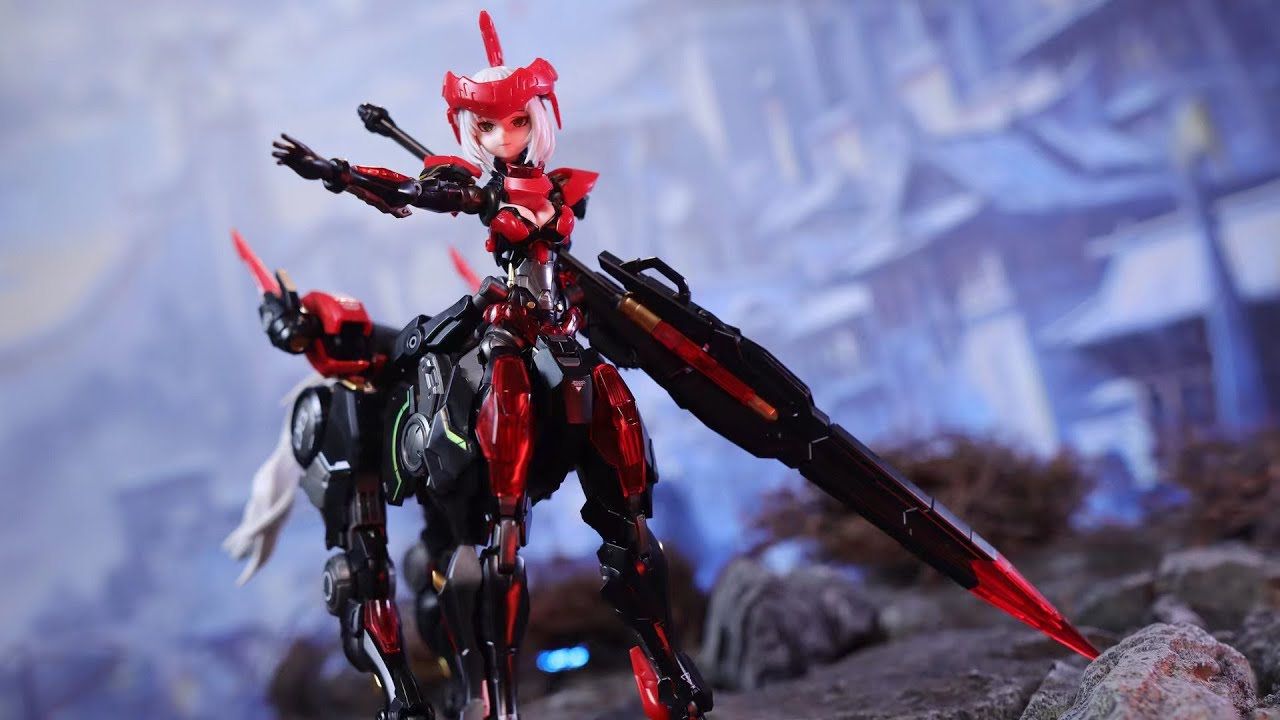Centaur Girl，Nuke Matrix Fantasy Girl Cyber Forest Shadow of War Model Kit【Stop Mation Animation】