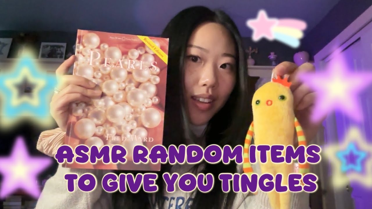 ASMR Close up whisper, triggers from random items
