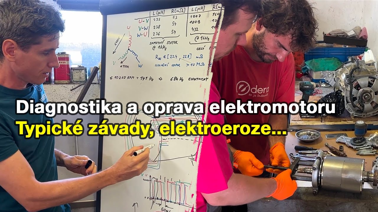 SPECIÁL: Opravujeme elektromotor z Ioniqu + teorie s doktorem Davidem