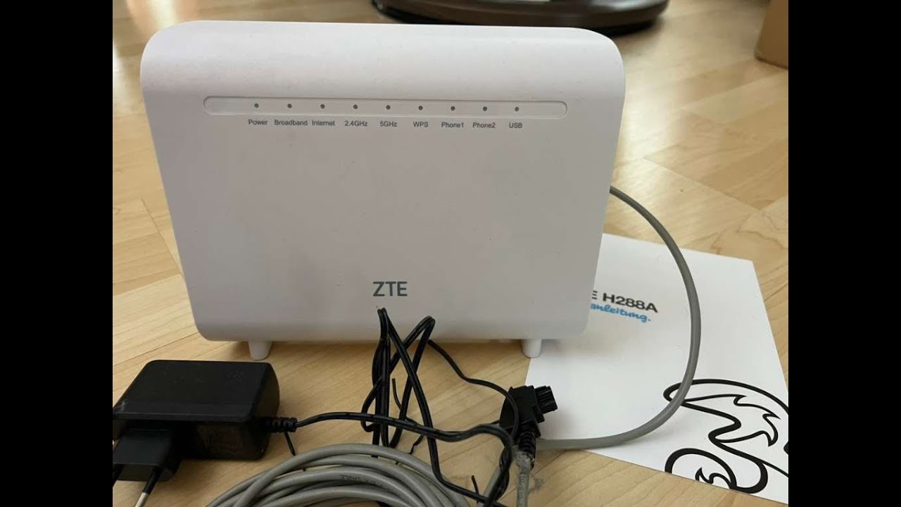 config ZTE H288A access point fibre maroc Telecom ou orange inwi 5ghz