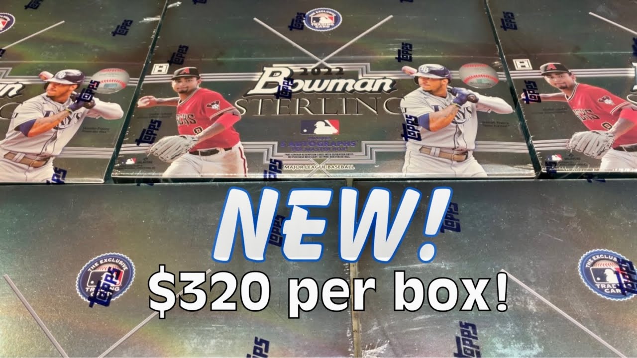 NEW RELEASE!  2022 BOWMAN STERLING BASEBALL CARDS!