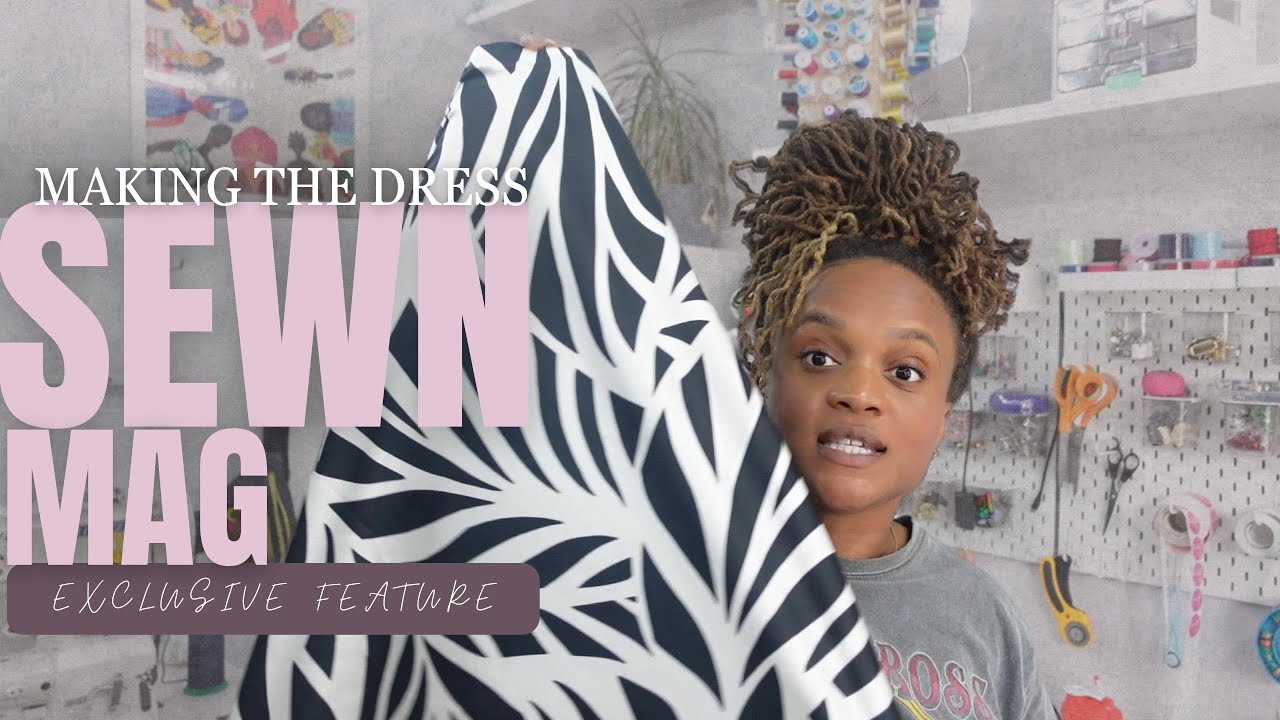Sewing Vogue 1801 for Sewn Magazine feature!