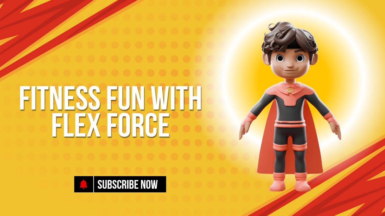 Fitness Fun with Flex Force! | Exciting Exercise Video for Kids! Super Squad Episode 5