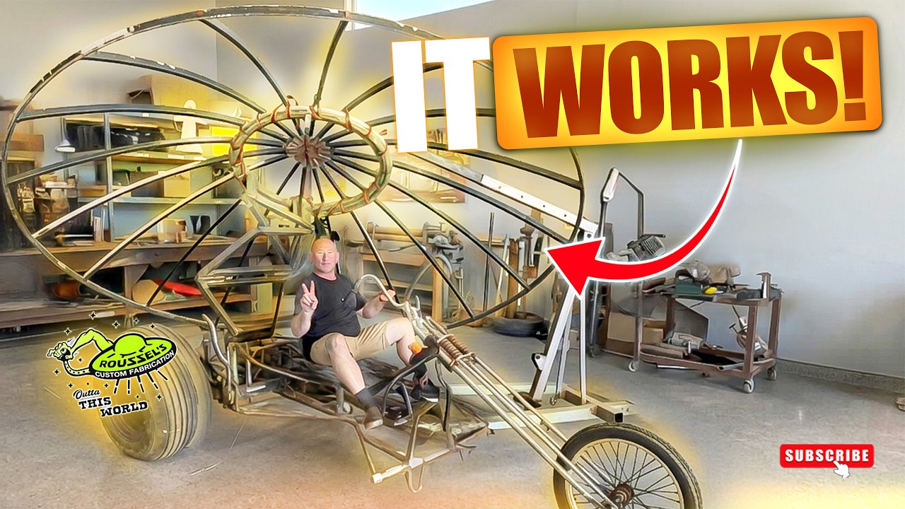 Ian Roussel PROVES His UFO Trike Idea Actually Works 😳🛸