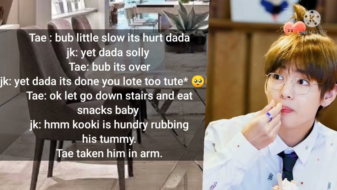 when little kookie taken for hair cut 😭😭😀😀😀😀 taekook ff