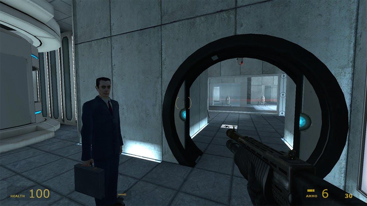 Portal Test Chamber 16 but it's played as intended