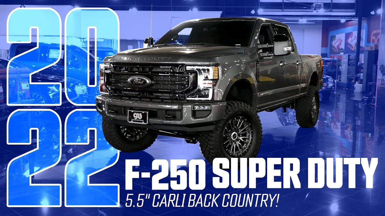 2022 Ford F-250 Super Duty With Fully-Optioned 5.5 Carli Suspension Back Country Kit