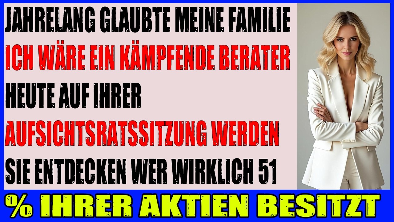 Im Vorstandstreffen erfuhren sie endlich wer ich wirklich war