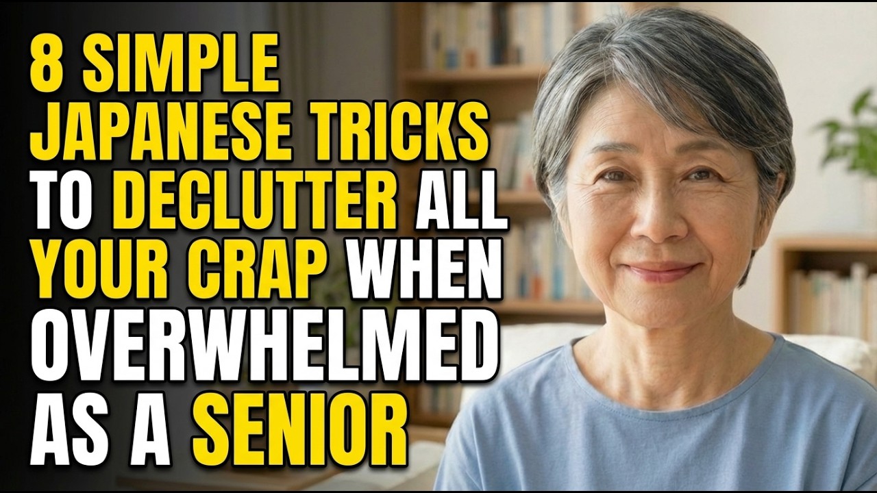 8 Simple Japanese Tricks to Declutter All Your Crap When Overwhelmed as a Senior
