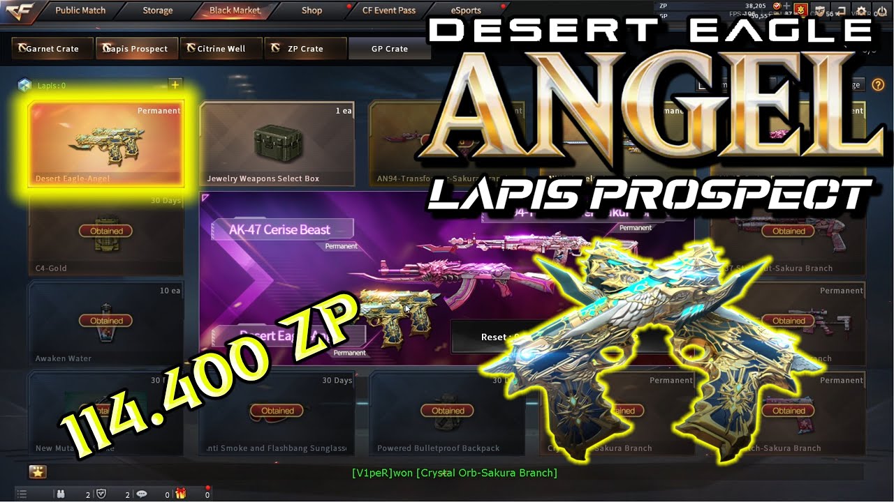 Winning Desert Eagle-Angel | Lapis Prospect Opening | Crossfire West